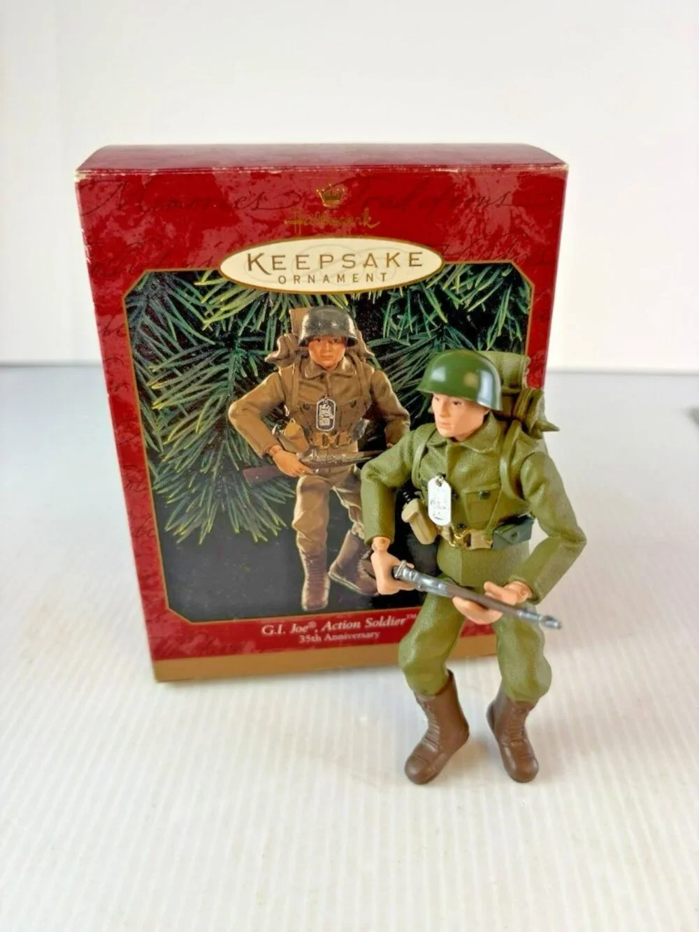 Hallmark 1999 Christmas Ornament GI Joe 35th Anniversary Action Soldier